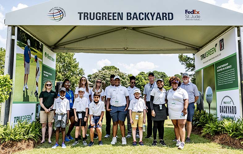 As an official partner of the PGA TOUR and a trustee of First Tee, TruGreen hosted a series of activations, as well as unveiled a brand-new fan activation area, The TruGreen Backyard at the recent World Golf Championships-FedEx St. Jude Invitational in Memphis. 