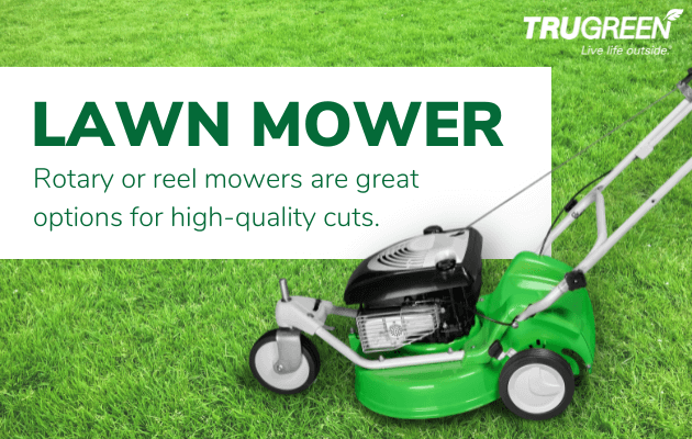 lawn mower infographic