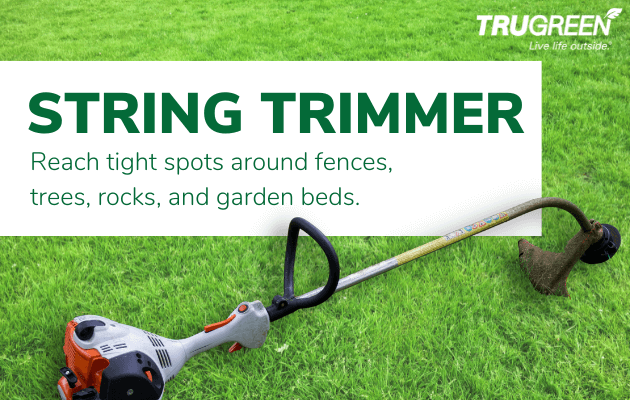 string trimmer infographic
