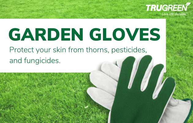 garden gloves infographic