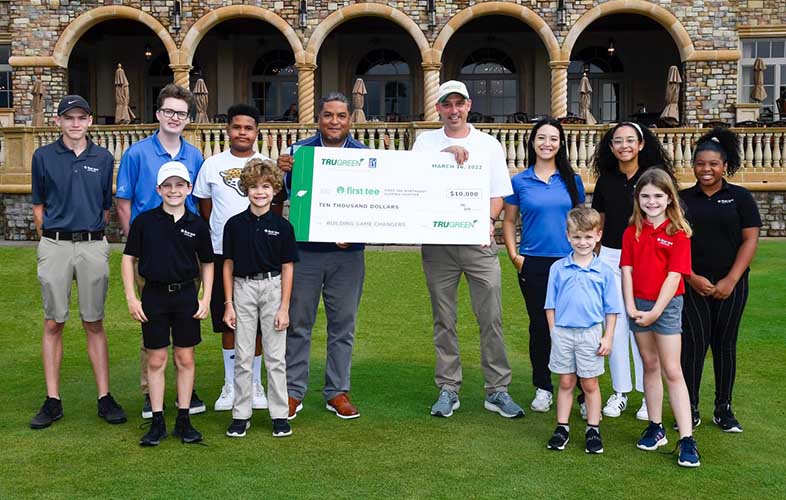 First Tee check presentation